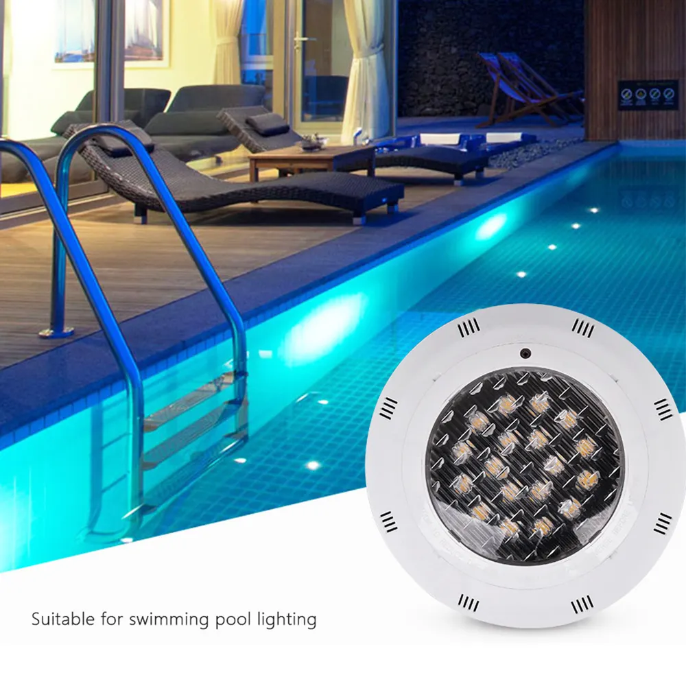 IP 68 Mini in Ground LED Swimming Pool Light LED Underwater Lighting Under Water Par56 RGBW LED Pool Light for Swimming Pool