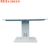 Prix d'usine Bar de luxe moderne rond en bois LCD écran tactile Table basse intelligente interactive