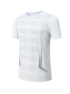 Sıcak Satış Özel Logo Baskılı Nefes Alabilen Hafif Erkek Kas Geliştirme Atletik Hızlı Kuruyan Spor Salonu Tişörtleri - Product Image 2