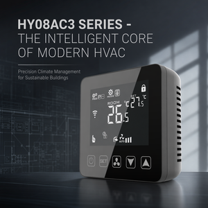 Termostato Digitale Intelligente WiFi Tuya per Fan Coil, Modalità Raffreddamento e Riscaldamento Aria Condizionata, Comunicazione RS485 Modbus - Product Image 3