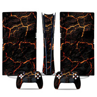 Autocollants complets pour manettes PS5 Pro Digital Edition et skins de console - Sans bulles, protection intégrale
