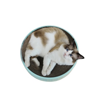 Griffoir pour chat en carton ondulé, forme personnalisée, écologique, lit et jouet, design mignon et luxueux - Product Image 5