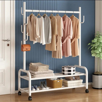 Séchoir vertical moderne pour salon avec rangement, idéal pour chambre, balcon et usage commercial (vente en gros)