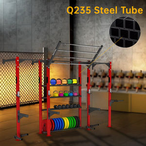 Attrezzatura da palestra commerciale per Fitness Cross Fit a parete Power Squat Rack + Rig per RackStand portaoggetti - Product Image 3