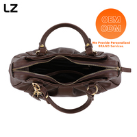 Sacs à main LZ en cuir Nappa véritable de qualité supérieure, sacs à bandoulière souples de type hobo, sacs fourre-tout pour femme avec poignée supérieure, logo de marque personnalisé