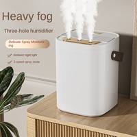 Humidificateur d'air à double pulvérisation 1800ml Diffuseur d'huiles essentielles Diffuseur d'air à ultrasons Diffuseur d'arômes électrique Humidificateur