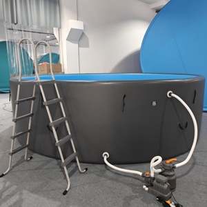 3mx1.2m Rigid Inflatable Above Ground Swimming <strong>Pool</strong> IPo Go Style Durable DWF Drop Stitch Material Round Plunge <strong>Pool</strong> <strong>for</strong> <strong>Garden</strong> - Product Image 6