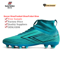 SAIFEINU ücretsiz örnek mikrofiber üst futbol ayakkabıları 28-45 boyutu oem odm kaliteli futbol cleat futbol çizmeler