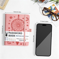 Carnet de mots de passe B6, carnet d'adresses et de numéros de téléphone, journal pour personnes âgées, enregistreur d'informations de connexion aux sites web
