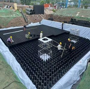 Système <span class=keywords><strong>de</strong></span> drainage <span class=keywords><strong>de</strong></span> <span class=keywords><strong>gouttière</strong></span> <span class=keywords><strong>de</strong></span> toit <span class=keywords><strong>de</strong></span> bâtiment à domicile réservoir modulaire d'infiltration souterraine d'eaux pluviales - Product Image 1