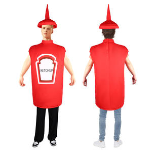 Vente flash Halloween, costume de fête de style <span class=keywords><strong>anime</strong></span>, bière amusante, spoof, barre de chocolat au beurre de cacahuète, combinaison de costume unisexe - Product Image 2