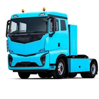 Camion tracteur électrique 6x4 de marque chinoise de premier plan EV490-20, nouveau, transmission automatique à 5 vitesses, direction à gauche, charge rapide, 11-20T