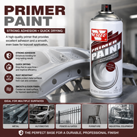 Peinture de base en spray à séchage rapide et haute adhérence, peinture de base automobile, peinture de base pour voiture, préparation de surface antirouille, revêtement pour métal et plastique