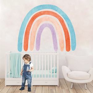 Adesivi da parete colorati arcobaleno autoadesivi da parete personalizzati rimovibili promozionali adesivi da parete per la stanza dei bambini - Product Image 5