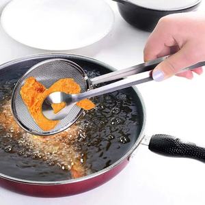 Cuillère écumoire de cuisine en acier inoxydable pour frites et aliments frits - Product Image 5