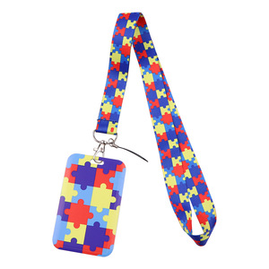 <span class=keywords><strong>Wowei</strong></span> Série Soins aux personnes autistes, atteintes de TDAH et handicapées : Lanière de téléphone portable, Sangle en sangle pour étudiant, Combinaison de porte-certificat de travail - Product Image 2