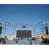 Sistema de Bloqueo Rápido P3.91 IP65, Panel LED para Interiores/Exteriores, Instalación Colgante y Apilable, Alquiler de Pantallas de Video, Animación Gráfica, Conciertos