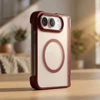 Étui de téléphone magnétique pliable de luxe pour 18 Duo avec design entièrement enveloppant en PC et TPU à bords souples