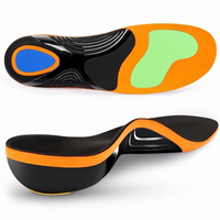 Semelles orthopédiques JOGHN pour arches élevées, semelles correctrices de qualité supérieure, semelles orthopédiques pour la marche, résistantes, pour plus de 220 lb