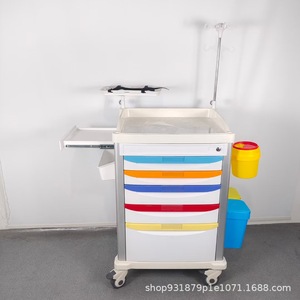 Chariot médical en ABS 890*520*824-1024 pour salle d'opération d'hôpital, usage d'urgence - Product Image 4