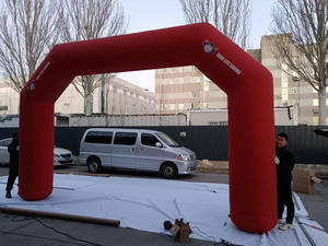 Bán buôn giá rẻ in logo tùy chỉnh <span class=keywords><strong>Inflatable</strong></span> vòm cửa lối vào Race Arch cho quảng cáo ngoài trời tổ chức sự kiện trang trí Blower - Product Image 6