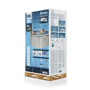 Piscina <span class=keywords><strong>Redonda</strong></span> <span class=keywords><strong>Bestway</strong></span> Modelo 56566 de 2023, Gran Oferta, Piscinas de Jardín, Piscinas Exteriores - Product Image 3