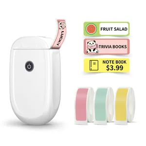 Wireless Pocket Portable Label Printer Thermal Label Printer Fast Printing Home Office Use