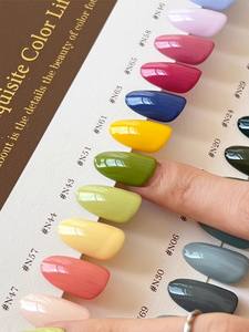 Set di gel per unghie multicolore ROUNI 80 colori Nail salon nuovo modello 2024 Non Eoxic gel <span class=keywords><strong>Uv</strong></span> Nail art kit eco-friendly colla vegetale - Product Image 3