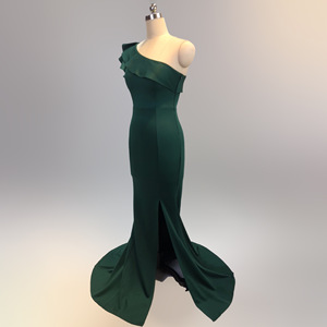 Nuevo Vestido de Noche para Mujer, Elegante Vestido Largo Rosa Noble, Sexy y Delgado - Product Image 5
