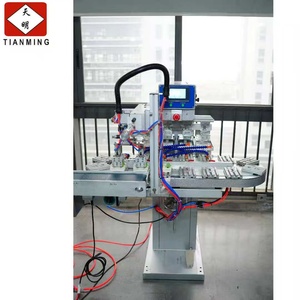 4color <b>Pad</b> <b>Printer</b> for Bottles Cap Golf Ball Tempo <b>Pad</b> Printing Machine Tampondruckmaschine Automatic Tampographic Machine - Product Image 4