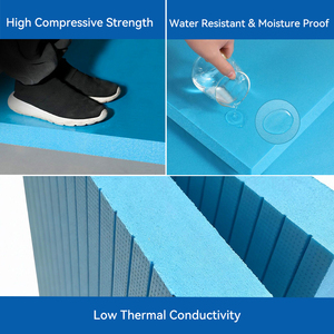 Flame-retardant Heat-insulating XPS Board High-density Extruded Polystyrene Resin <b>Foam</b> Board For Roof Insulation - Product Image 3