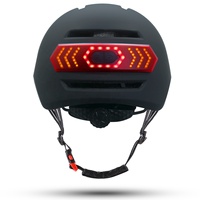 Casque intelligent de style nouveau avec éclairage LED de signalisation avant et arrière, télécommande, commande vocale, casque de vélo