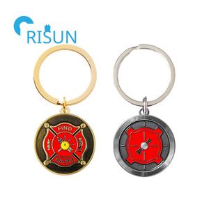 Llaveros de <span class=keywords><strong>bombero</strong></span> con esmalte 3D personalizado, llaveros de <span class=keywords><strong>bombero</strong></span> - Product Image 3