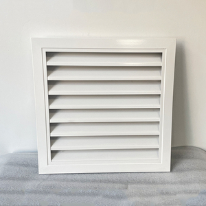 Grille de ventilation murale extérieure sur mesure en aluminium, résistante aux intempéries, avec design de canal de drainage - Product Image 4