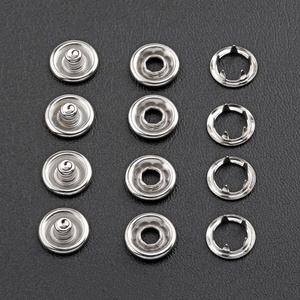 Chì Thân Thiện Với Môi Miễn Phí Quần Áo Trẻ Em Sử Dụng Kim Loại Bé Vòng Prong <span class=keywords><strong>Snap</strong></span> Nút - Product Image 2