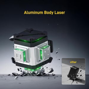 <span class=keywords><strong>Niveau</strong></span> <span class=keywords><strong>laser</strong></span> 4 x 360 ° Outil de mesure <span class=keywords><strong>laser</strong></span> 4D à 16 lignes auto-nivelant, <span class=keywords><strong>laser</strong></span> vert pour la construction - Product Image 3