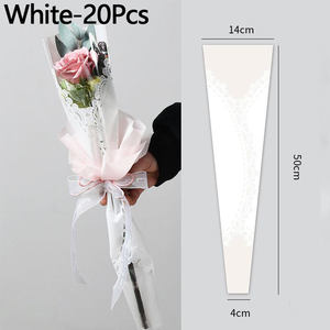 <span class=keywords><strong>Film</strong></span> OPP élégant et stylé pour emballer des fleurs, rouleau de 50 cm, accessoire décoratif parfait pour les fêtes - Product Image 3