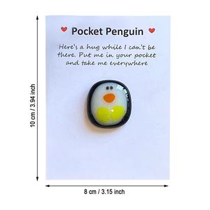 Mini tarjetas pequeñas de agradecimiento de bolsillo, regalos <span class=keywords><strong>para</strong></span> <span class=keywords><strong>novia</strong></span>, cumpleaños, chica, San Valentín, pingüino pequeño, <span class=keywords><strong>regalo</strong></span> de amor <span class=keywords><strong>para</strong></span> ella - Product Image 5