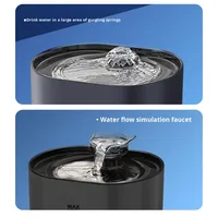 Distributeur d'eau automatique en plastique pour animaux de compagnie, source d'eau circulante intelligente pour chats et chiens, grande capacité 2L, léger 0,6KG