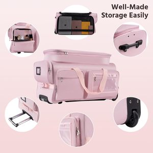 Free Sample Factory Direct Hanger <b>Trolley</b> Danc <b>Bag</b> Travel Clothing with Rack Luggage Hanger Clothing Multifunctional Travel <b>Bag</b> - Product Image 3