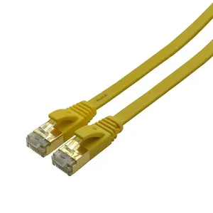 สาย Ethernet Cat7 RJ45 Lan สายแบนเครือข่าย SSTP อินเทอร์เน็ต 1 M 3 M 5 M 10 M สายแพทช์สําหรับคอมพิวเตอร์เราเตอร์แล็ปท็อป PC Ethernet