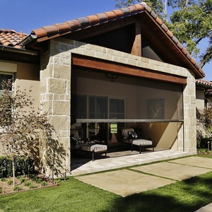 2025 nuovissimo rullo elettrico con <span class=keywords><strong>cerniera</strong></span> a controllo intelligente motorizzato zanzariera retrattile porta per zanzariere - Product Image 4