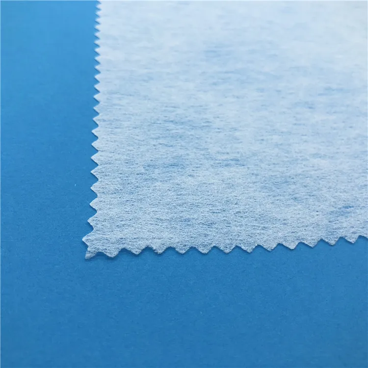 1025H 1035H 1040HF 1050HF Polyester Nonwoven Chemical Bond Adhesive Fusible Interlining Fabric