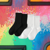 Enfants Casual Crew Chaussettes Seamless Toe Athletic 6-pack 100% Coton Tissé Technics Logo Personnalisable sur le Corps de la Manchette pour la Saison d'Automne