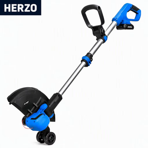 HERZO Tondeuse à gazon sans fil alimentée par batterie au lithium 20V DIY Grade Tondeuse à gazon et débroussailleuse pour l'entretien du jardin - Product Image 2
