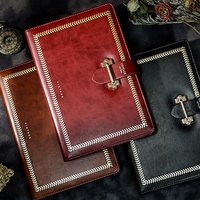 Carnet de notes A5 avec logo imprimé, couverture en similicuir, bloc-notes professionnel pour le travail, les réunions de bureau, pages intérieures remplaçables