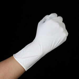 Gants en nitrile blancs jetables sans poudre de qualité alimentaire pour le nettoyage de la cuisine à domicile, le jardinage et la cuisine - Product Image 4