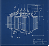 Transformador de Distribución Trifásico Rainbow SZ13-50000/35 de 35kV y 50000kVA, Baja Pérdida, Sumergido en Aceite, con Bobinado de Cobre Puro