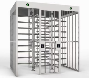 Automatico pieno di altezza doppio canale del tornello del cancello di accesso del sistema di controllo della fabbrica prezzo del pavimento per uso della stazione ferroviaria - Product Image 2
