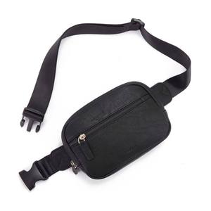 Mini riñonera deportiva duradera de cuero PU de diseñador de lujo personalizada, riñonera con correa ajustable - Product Image 6